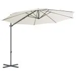 Umbrelă de soare de grădină, bază portabilă, nisipiu