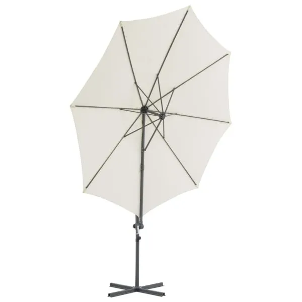 Umbrelă de soare de grădină, bază portabilă, nisipiu