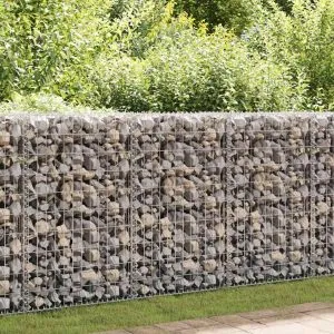 Perete gabion cu capace, 50 x 20 x 100 cm, oțel galvanizat