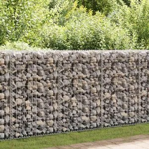 Perete gabion cu capace, oțel galvanizat, 100 x 20 x 100 cm