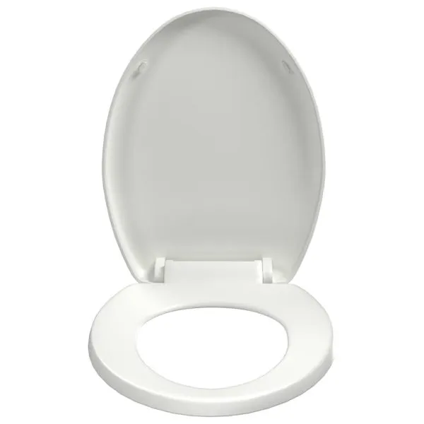 Capac WC cu închidere silențioasă, eliberare rapidă, alb