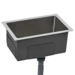 Chiuvetă de bucătărie lucrată manual, oțel inoxidabil