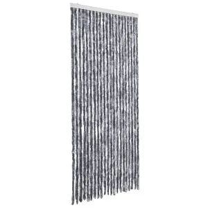 Perdea pentru insecte, argintiu, 90×220 cm, Chenille