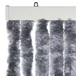 Perdea pentru insecte, argintiu, 90×220 cm, Chenille