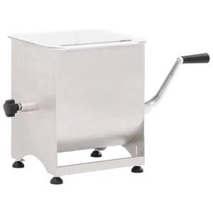 Malaxor de carne cutie de viteze, argintiu, oțel inoxidabil