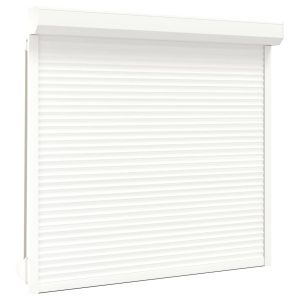 Oblon rulant, alb, 160 x 150 cm, aluminiu