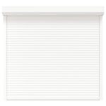 Oblon rulant, alb, 160 x 150 cm, aluminiu