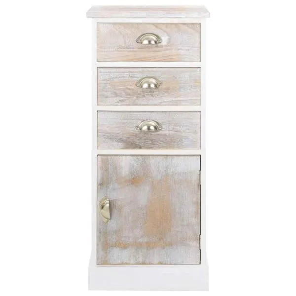 Dulap lateral, 38 x 28 x 86 cm, lemn de paulownia