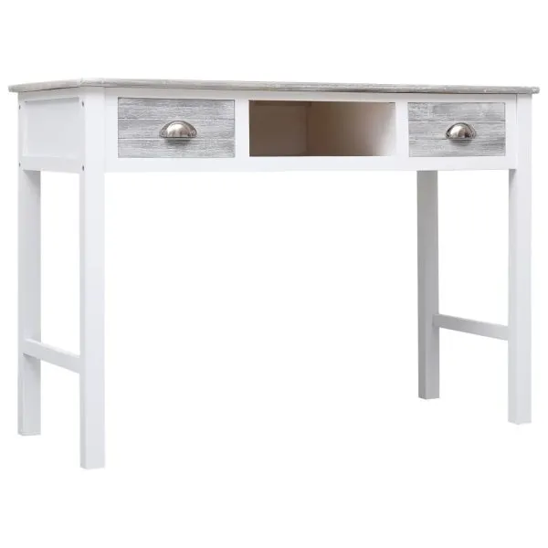 Birou de scris, gri, 110 x 45 x 76 cm, lemn