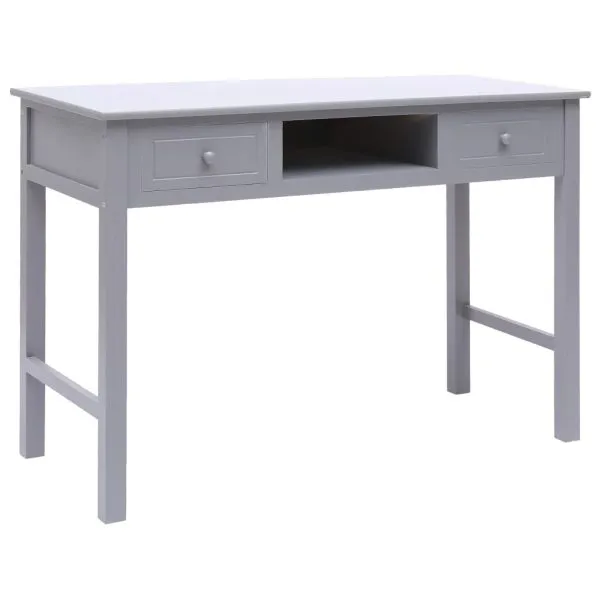 Birou de scris, gri, 110 x 45 x 76 cm, lemn