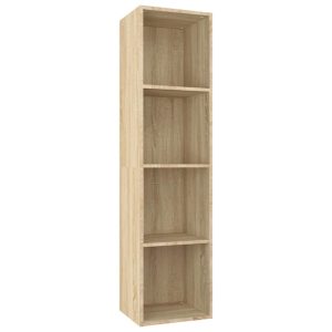 Bibliotecă/Dulap TV, stejar sonoma, 36x30x143 cm lemn prelucrat