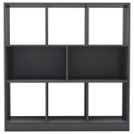 Bibliotecă, gri extralucios, 97,5×29,5×100 cm, PAL