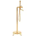 Robinet de cadă independent, auriu, 99,5 cm, oțel inoxidabil