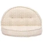 Fotoliu puf, 100 x 20 cm, bej, material textil