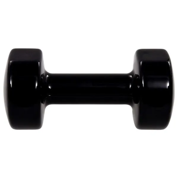 vida XL Gantere, 2 buc.,2×5 kg, fontă, negru