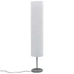 Lampă de podea cu suport, alb, 121 cm E27