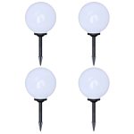 Lămpi de exterior pentru alee LED 4 buc. 30 cm, cu țăruș de sol