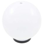 Lămpi glob cu LED, 4 buc., 25 cm, PMMA, sferic