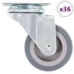 Roți pivotante, 36 buc., 50 mm