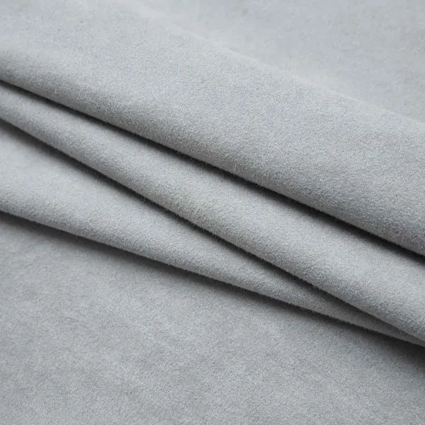 Draperii opace cu cârlige, 2 buc., gri, 140 x 225 cm