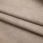 Draperii opace cu cârlige, 2 buc., gri taupe, 140 x 225 cm