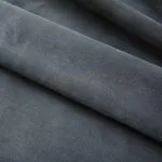 Draperii opace cu cârlige, 2 buc., antracit, 140x245cm, catifea