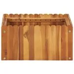 Strat înălțat de grădină, 50 x 50 x 25 cm, lemn masiv de acacia