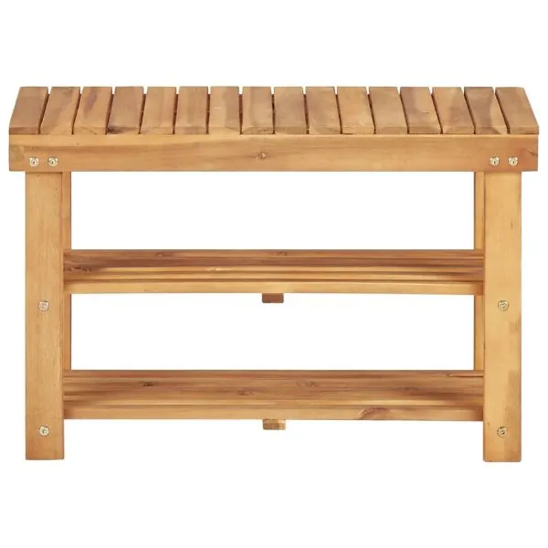 Pantofar, 70 x 32 x 46 cm, lemn masiv de acacia