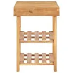 Pantofar, 70 x 32 x 46 cm, lemn masiv de acacia