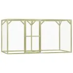 Coteț pentru păsări, 1,5 x 3 x 1,5 m, lemn de pin tratat