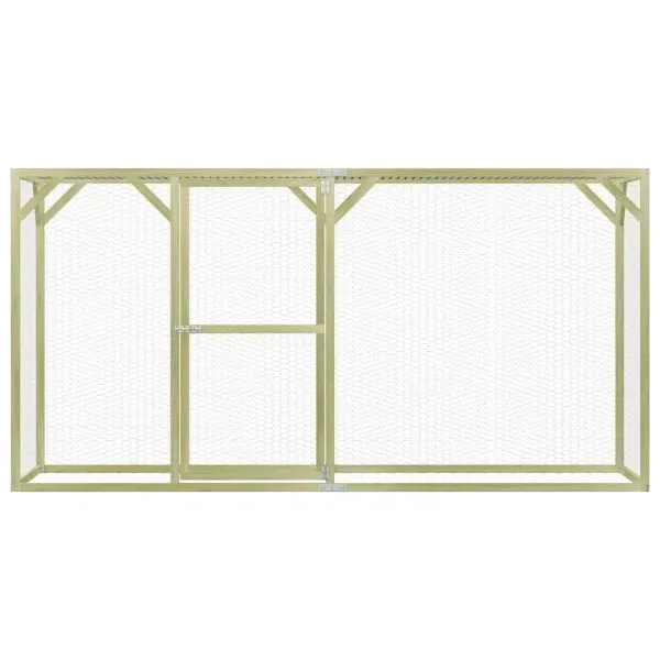 Coteț pentru păsări, 1,5 x 3 x 1,5 m, lemn de pin tratat