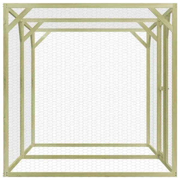 Coteț pentru păsări, 1,5 x 3 x 1,5 m, lemn de pin tratat