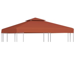 Acoperiș de pavilion, 2 niveluri, cărămiziu, 3×3 m, 310 g/m²