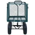 Cărucior manual de grădină, verde, 350 kg