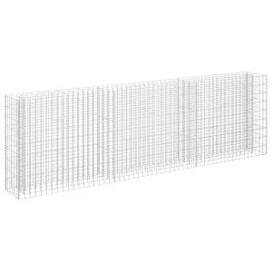 Strat înălțat gabion, 270 x 30 x 90 cm, oțel galvanizat