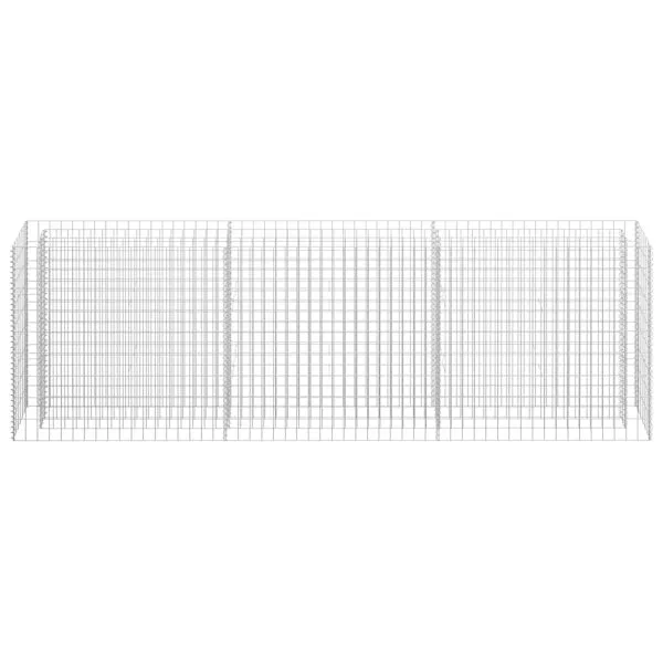 Strat înălțat gabion, 270 x 30 x 90 cm, oțel galvanizat