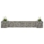 Jardinieră gabion în formă de H