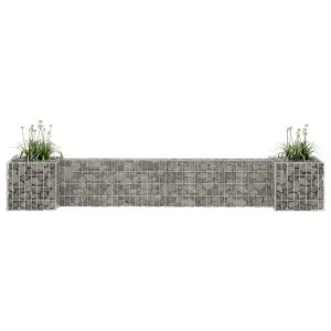 Jardinieră gabion în formă de H