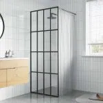 Paravan duș walk-in, 90×195 cm, sticlă securizată transparentă