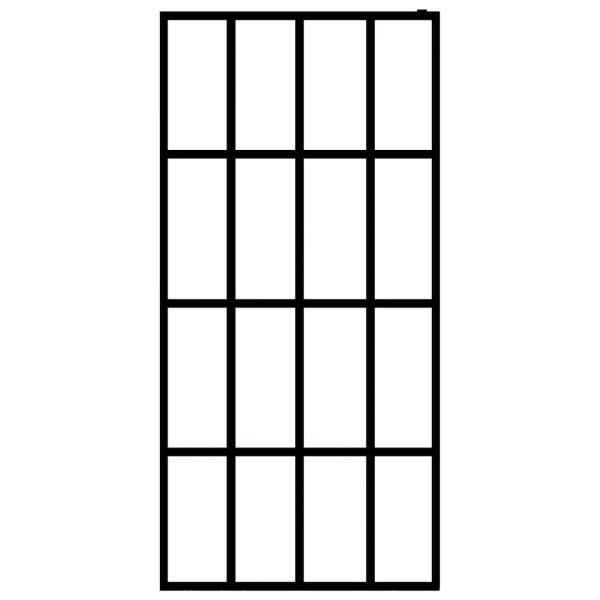 Paravan duș walk-in, 140×195 cm, sticlă securizată transparentă