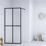 Paravan de duș walk-in, 80×195 cm, sticlă securizată mată