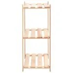 Raft depozitare 3 niveluri, 60x38x90 cm lemn masiv pin, 150 kg