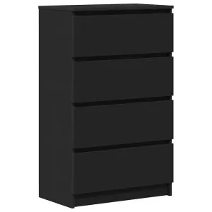 dulap, negru, 60x35x98,5 cm, lemn compozit