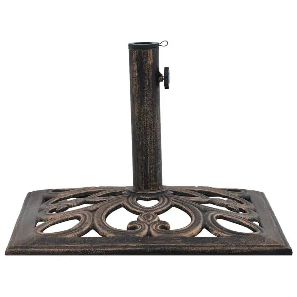 Suport de umbrelă, bronz, 12 kg, fontă, 49 cm