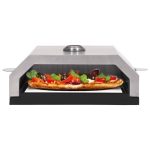 Cuptor de pizza cu piatră ceramică pentru grătar gaz, cărbuni