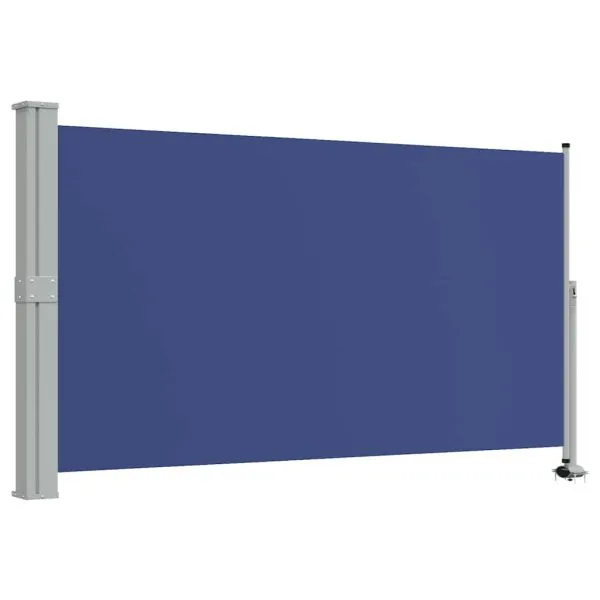 Copertină laterală retractabilă, albastru, 140 x 300 cm
