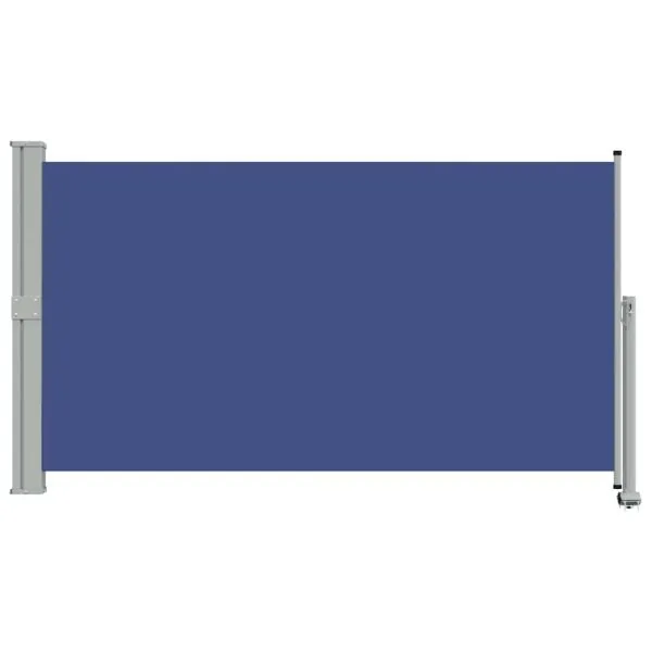 Copertină laterală retractabilă, albastru, 140 x 300 cm