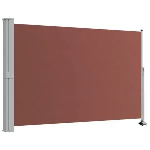 Copertină laterală retractabilă de terasă, maro, 160 x 300 cm