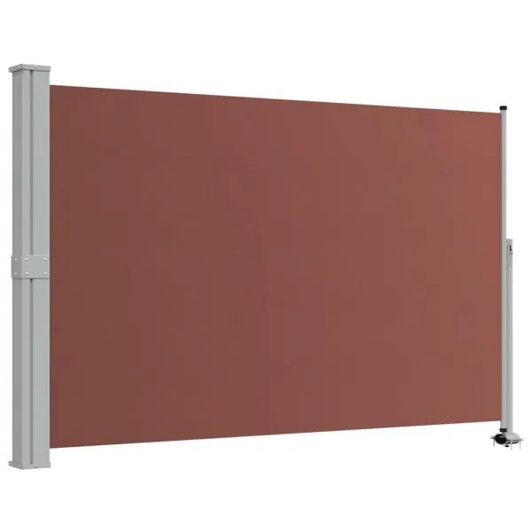 Copertină laterală retractabilă de terasă, maro, 160 x 300 cm
