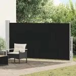 Copertină laterală retractabilă de terasă, negru, 170 x 300 cm
